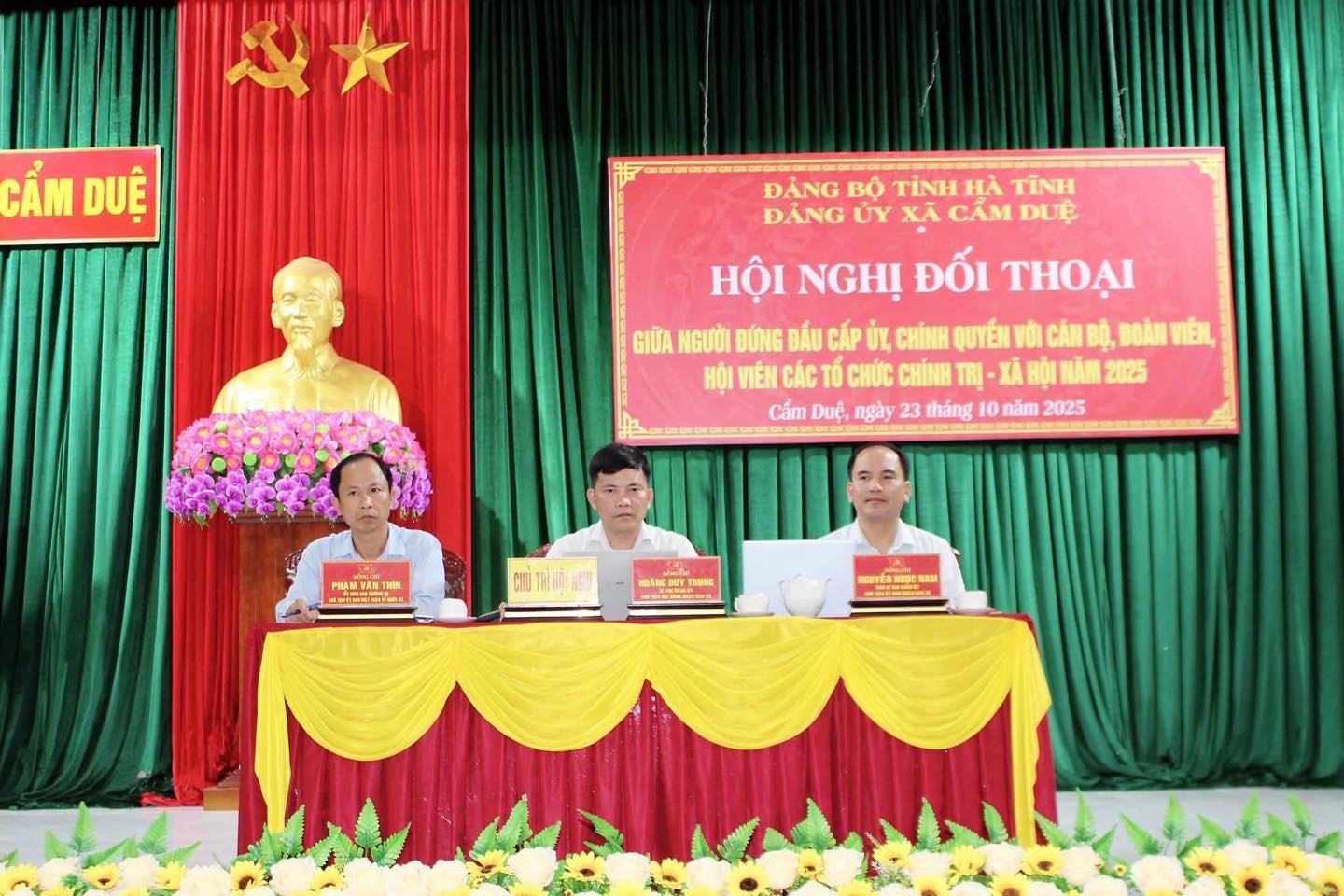 PHÁT HUY DÂN CHỦ, TĂNG CƯỜNG ĐỐI THOẠI GÓP PHẦN XÂY DỰNG CẨM DUỆ PHÁT TRIỂN SAU SÁP NHẬP