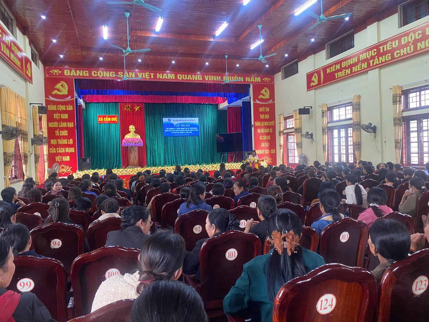 TẬP HUẤN BỒI DƯỠNG LÝ LUẬN CHÍNH TRỊ VÀ TRIỂN KHAI NGHỊ QUYẾT ĐẠI HỘI ĐẠI BIỂU PHỤ NỮ TỈNH HÀ TĨNH LẦN THỨ XVII, NHIỆM KỲ 2025-2030