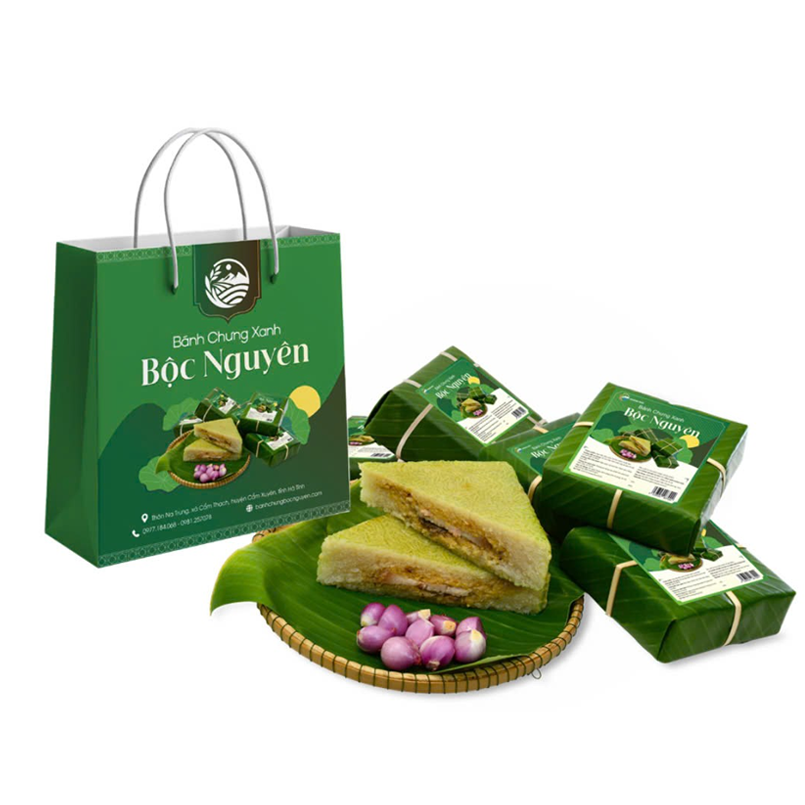 SẢN PHẨM BÁNH CHƯNG XANH BỘC NGUYÊN