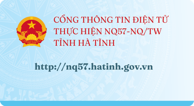 CỔNG THÔNG TIN ĐIỆN TỬ THỰC HIỆN NQ57-NQ/TW TỈNH HÀ TĨNH