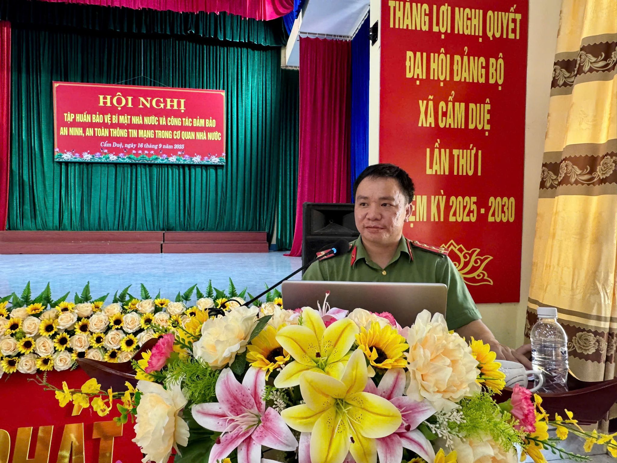 HỘI NGHỊ TẬP HUẤN BẢO VỆ BÍ MẬT NHÀ NƯỚC VÀ CÔNG TÁC ĐẢM BẢO AN NINH, AN TOÀN THÔNG TIN MẠNG TRONG CƠ QUAN NHÀ NƯỚC