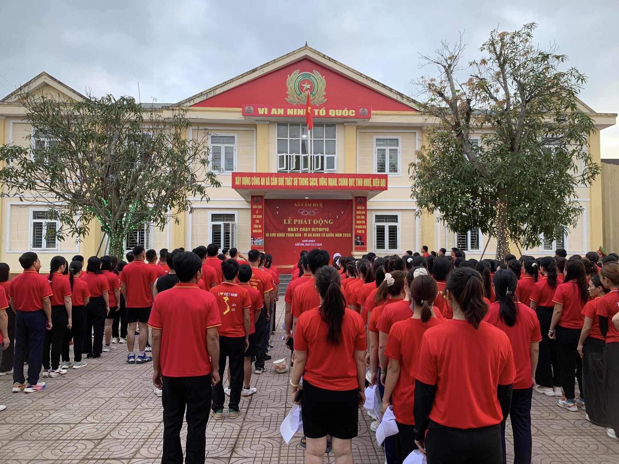 XÃ CẨM DUỆ TỔ CHỨC NGÀY CHẠY OLYMPIC VÌ SỨC KHỎE TOÀN DÂN – VÌ AN NINH TỔ QUỐC NĂM 2026.