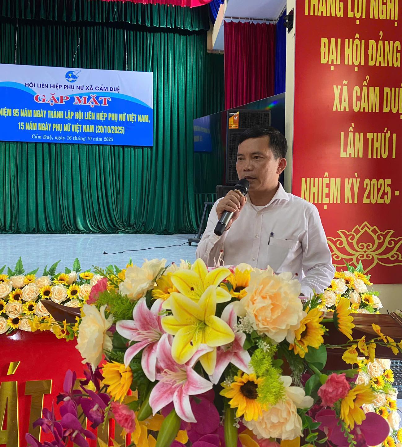 Hội liên hiệp phụ nữ xã Cẩm Duệ tổ chức Lễ Kỷ niệm 95 năm ngày thành lập Hội LHPN Việt Nam, 15 năm ngày Phụ nữ Việt Nam (20/10/2025)