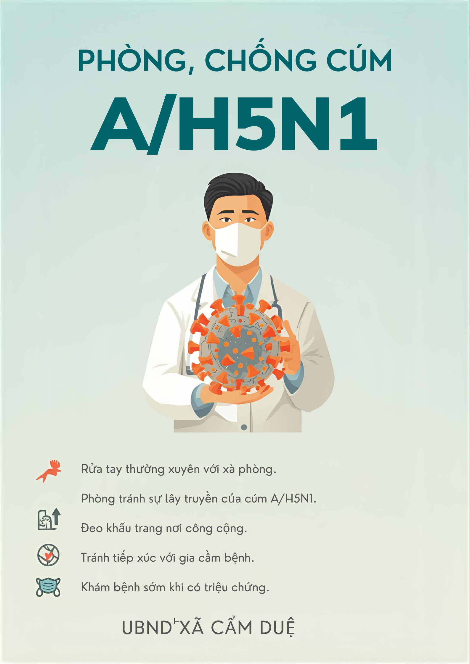 TUYÊN TRUYỀN PHÒNG, CHỐNG CÚM A/H5N1