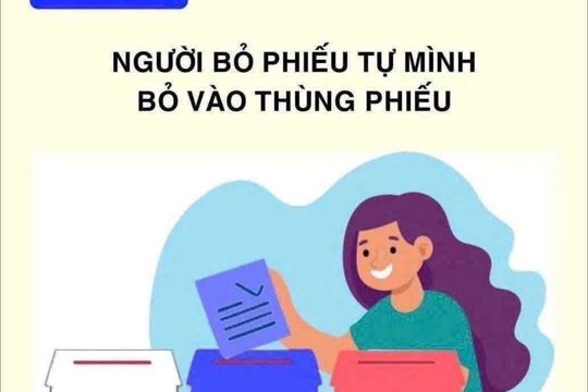 UỶ BAN BẦU CỬ XÃ CẨM DUỆ TRÂN TRỌNG HƯỚNG DẪN CỬ TRI THỰC HIỆN BỎ PHIẾU BẦU CỬ ĐẠI BIỂU QUỐC HỘI KHOÁ XVI VÀ ĐẠI BIỂU HĐND CÁC CẤP NHIỆM KỲ 2026-2031 