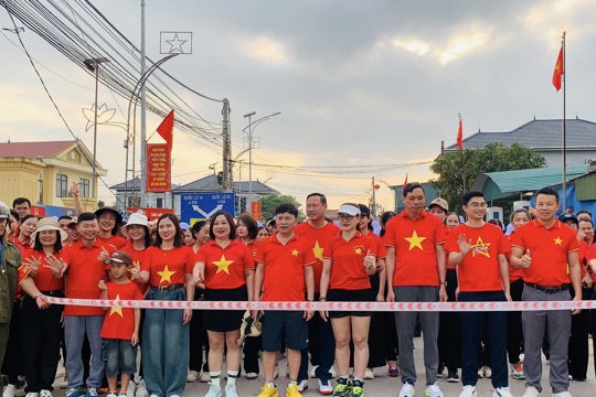 XÃ CẨM DUỆ TỔ CHỨC NGÀY CHẠY OLYMPIC VÌ SỨC KHỎE TOÀN DÂN – VÌ AN NINH TỔ QUỐC NĂM 2026.
