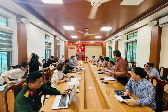 Cẩm Duệ đánh giá kết quả triển khai, sử dụng phần mềm Hệ thống giám sát thiên tai tỉnh Hà Tĩnh (PDMS)