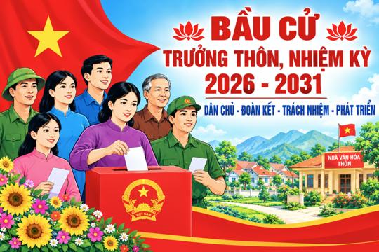 Tổ chức thực hiện bầu Trưởng thôn nhiệm kỳ 2026-2031