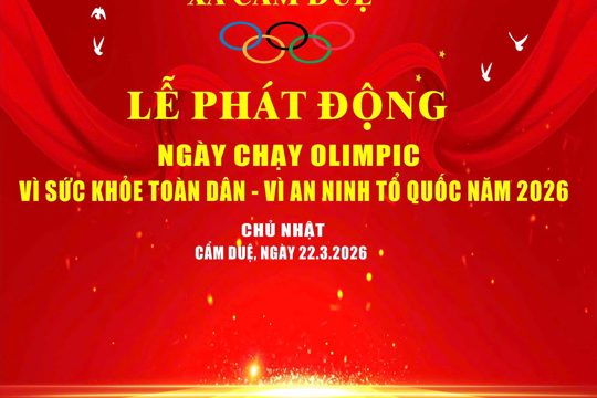 THÔNG BÁO MỜI THAM GIA LỄ PHÁT ĐỘNG NGÀY CHẠY OLIMPIC VÌ SỨC KHỎE TOÀN DÂN - VÌ AN NINH TỔ QUỐC NĂM 2026