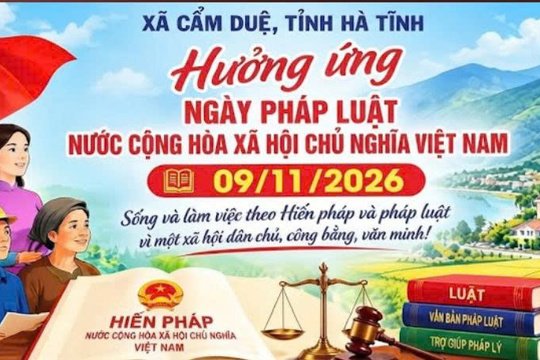 Thượng tôn Hiến pháp và pháp luật – Nền tảng phát triển đất nước. Ngày 09/11 hằng năm là Ngày Pháp luật nước Cộng hòa xã hội chủ nghĩa Việt Nam, có ý nghĩa chính trị - pháp lý sâu sắc, nhằm tôn vinh Hiến pháp, pháp luật; nâng cao nhận thức, ý thức chấp hành pháp luật của cán bộ, công chức, viên chức và Nhân dân; góp phần xây dựng Nhà nước pháp quyền xã hội chủ nghĩa Việt Nam của Nhân dân, do Nhân dân, vì Nhân dân.