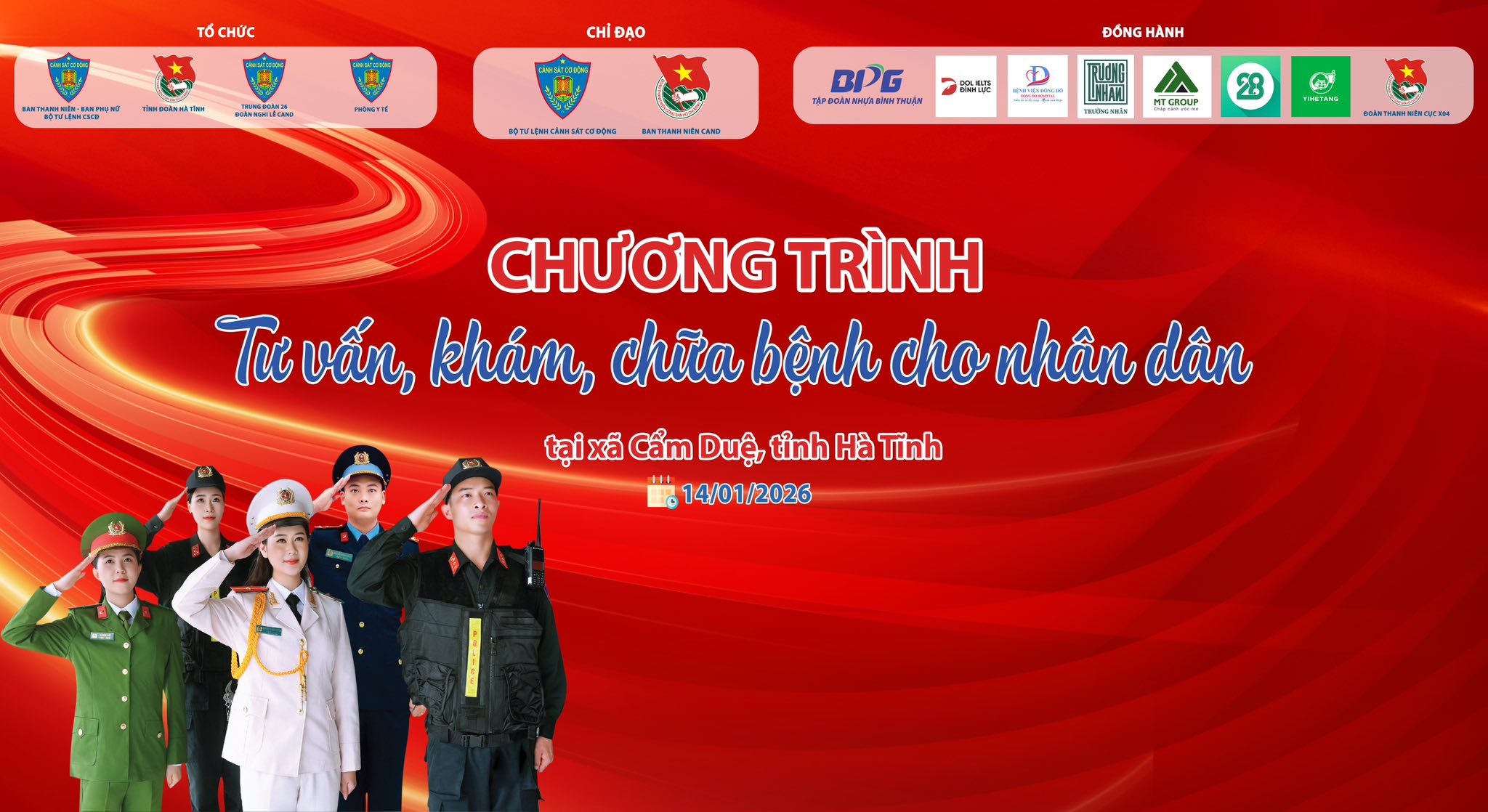 CHƯƠNG TRÌNH TƯ VẤN, KHÁM, CHỮA BỆNH CHO NHÂN DÂN TẠI XÃ CẨM DUỆ 