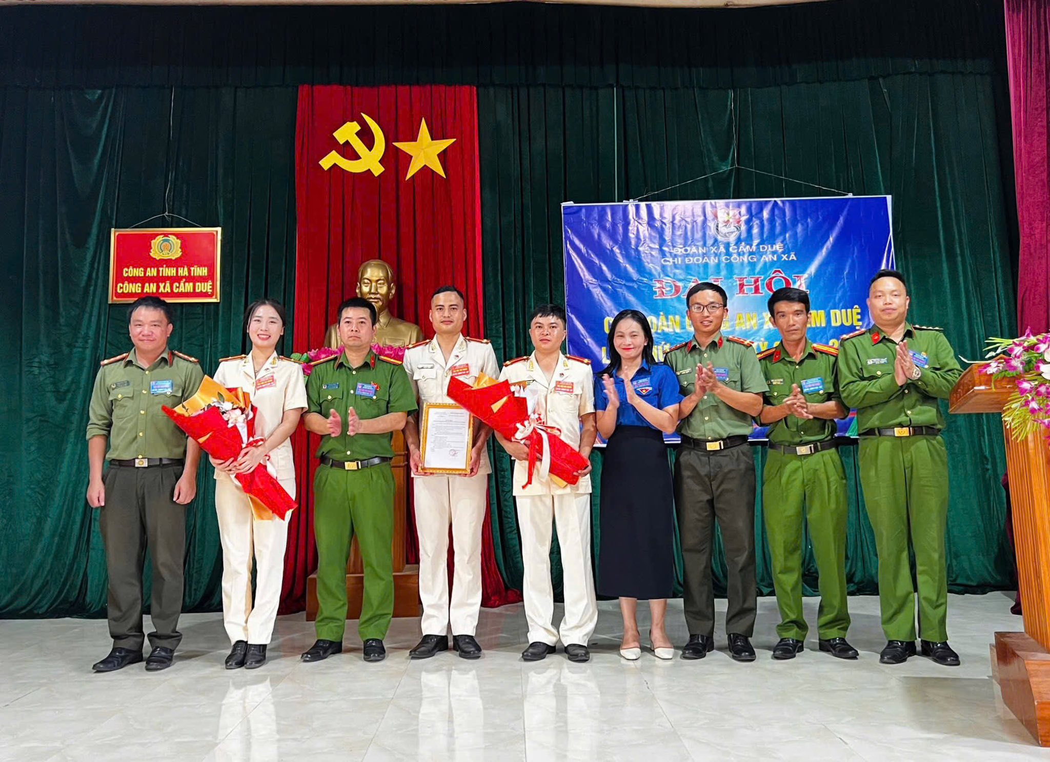 ĐẠI HỘI CHI ĐOÀN CÔNG AN XÃ CẨM DUỆ NHIỆM KỲ 2025 – 2027